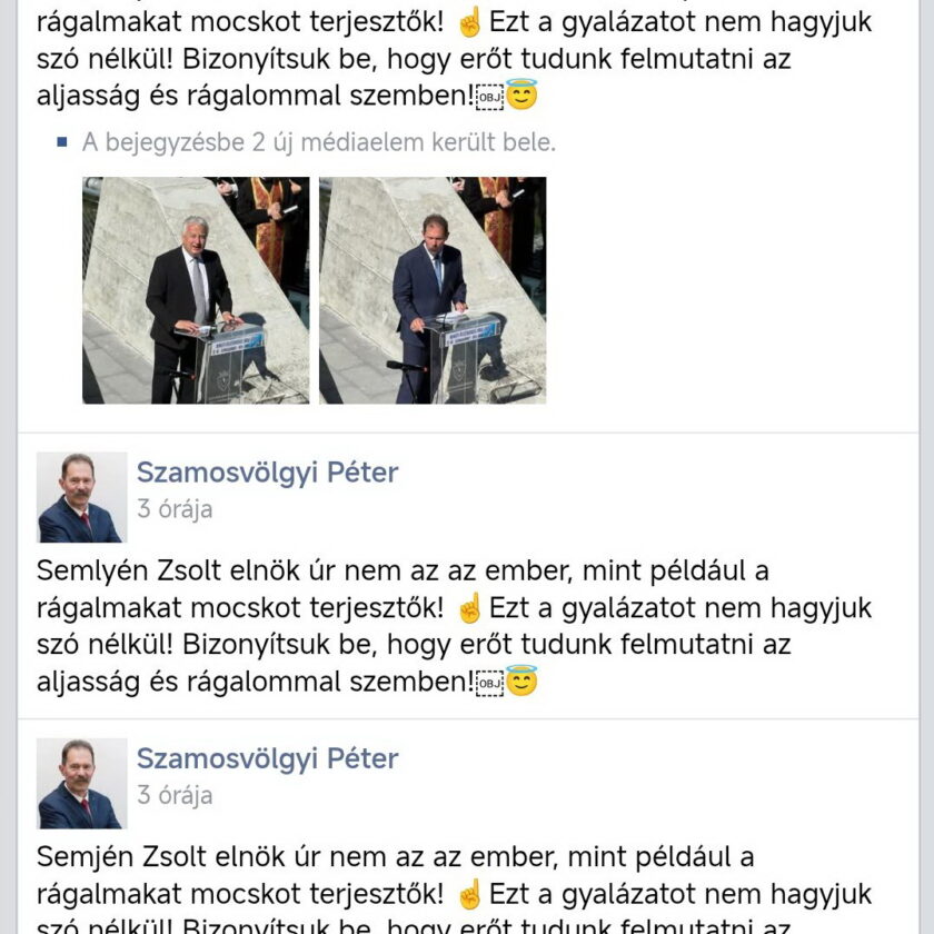 Semmilyen Zsolt esete Szamosvölgyi Péterrel