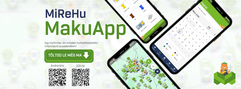 Új applikációval könnyíti meg a hulladékkezelést a MiReHu Miskolcon