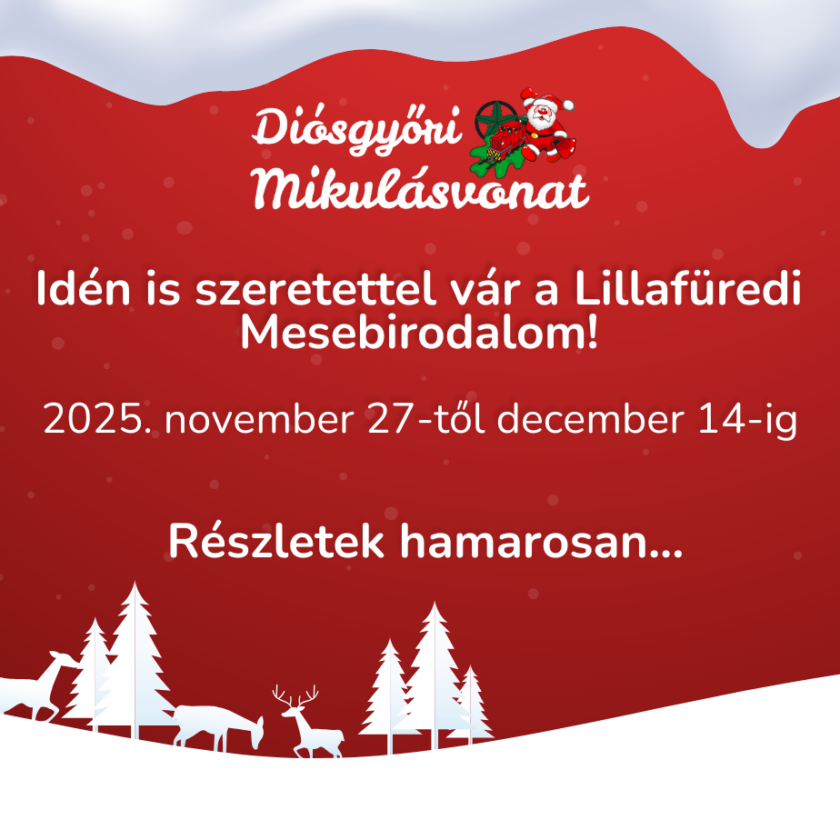 Idén is vár minket a Diósgyőri Mikulásvonat – a tavalyi, vagy a korábbi tetszett jobban?