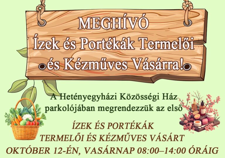 Hetényi hétvége: zenei fesztiválra és családbarát kézműves vásárra is várják az érdeklődőket