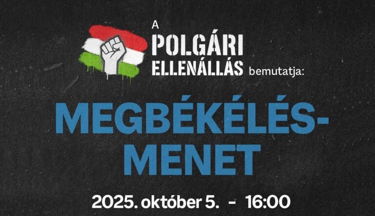 Puzsér Róbert bejelentette, kik szólalnak fel a Polgári Ellenállás Megbékélésmenetén