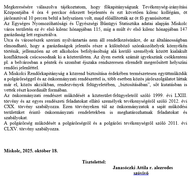 Idén eddig 115 garázdaság – megérkezett a válasz a rendőrségtől a tömegverekedéssel kapcsolatban