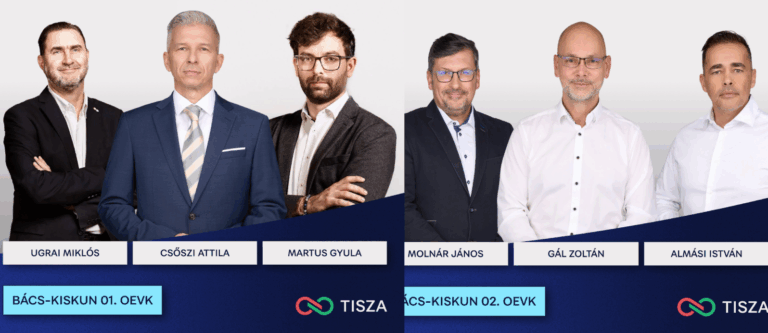 A Tisza megnevezte Bács-Kiskun megyében a jelöltjeit és elindította az online előválasztást