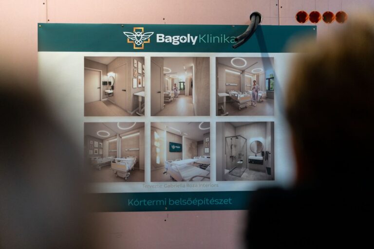 Bokrétaünnepség a Bagoly Klinika építkezésén – új magánsebészeti központ készül Kecskeméten