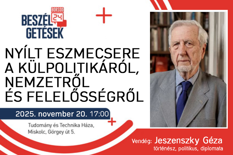 “Nem a Nyugat akar háborút” – Jeszenszky Géza Miskolcon