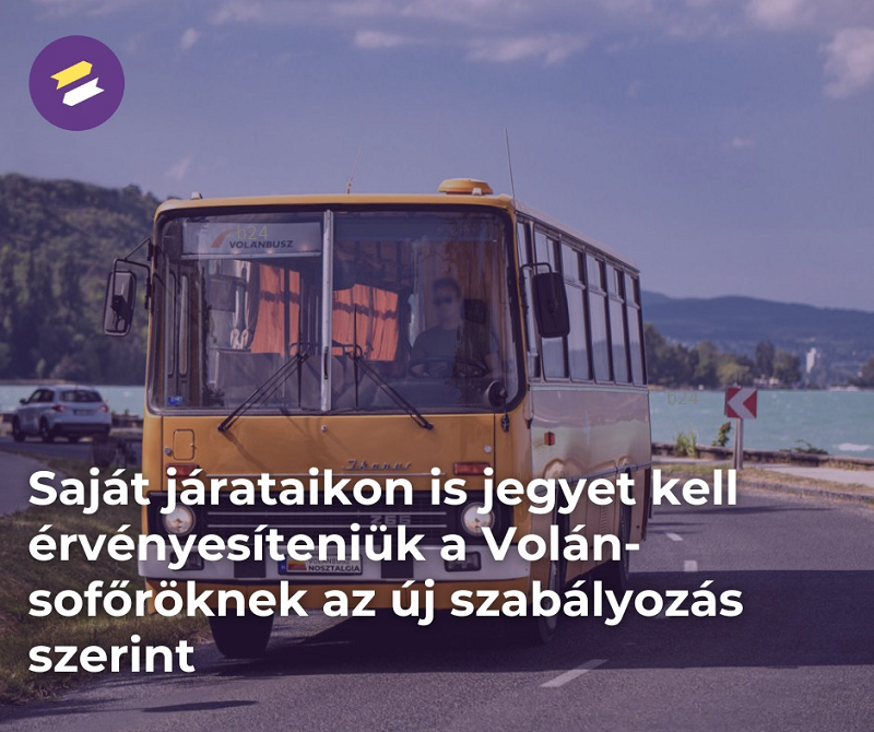 Repülőrajt: saját járataikon is jegyet kell érvényesíteniük a Volán-sofőröknek egy új szabály szerint, ha utazni akarnak