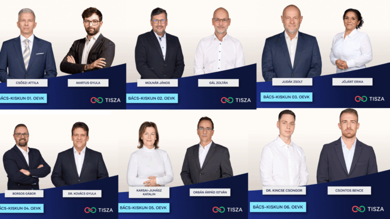 Megvannak a Tisza előválasztáson továbbjutó bács-kiskuni jelölt-jelöltek: bárki szavazhat péntek estig  