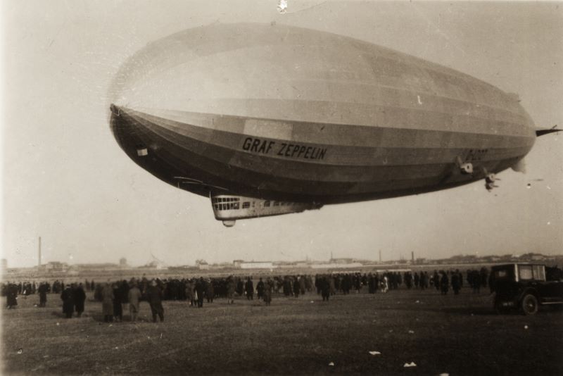 Amikor Zeppelin szállt Lillafüred fölé – a Palotaszálló felett elhaladó óriás léghajó emléke