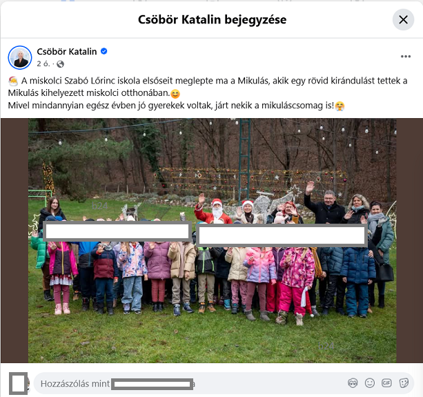 Csöbör Katalin szülői engedély nélkül tette ki 6-7 éves gyermekekkel közös kampányképét, óriási a felháborodás