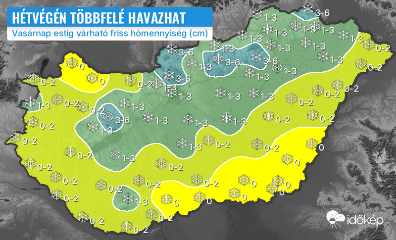 A hétvégén ismét havazással köszön be a tél BAZ megyében