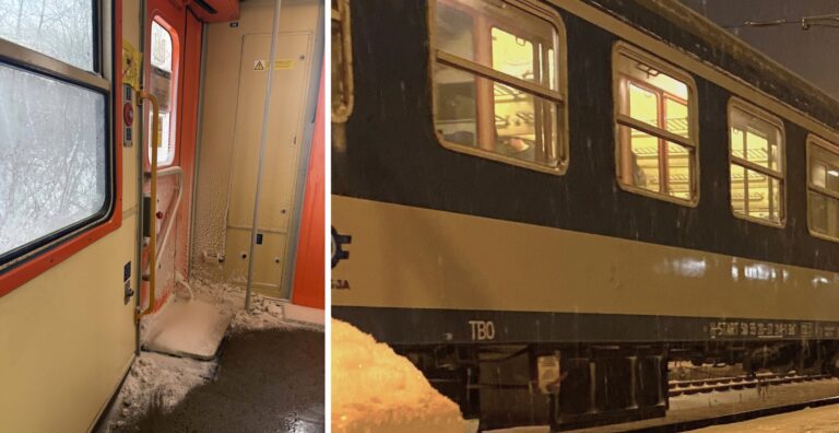 Nem volt egy „napfényes” utazás: fűtés nélkül maradtak az IC utasai