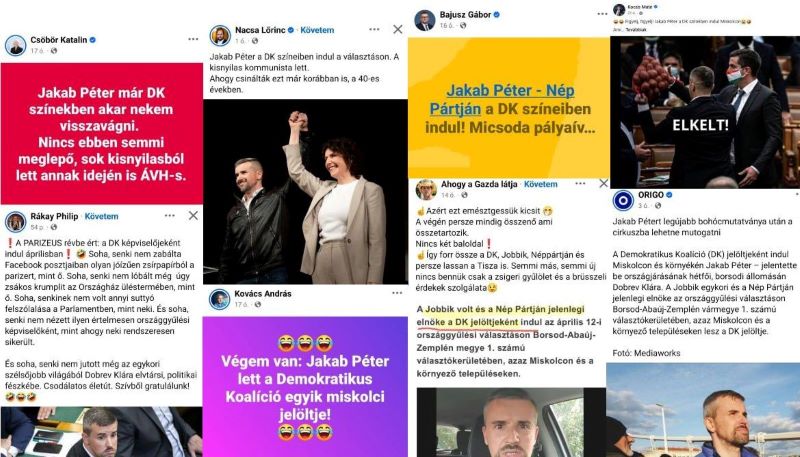 Jakab Péter a Telexnek: itt nem a párt támogatottsága a lényeg, hanem az, hogy  van esélyem legyőzni Csöbör Katalint