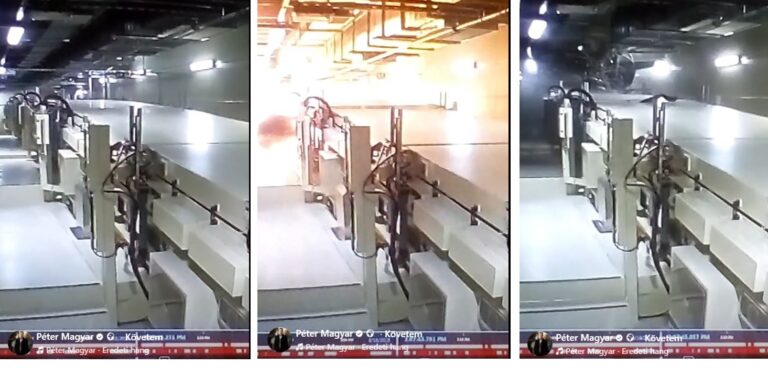 Robbanásról tett közzé videót Magyar Péter, amely állítása szerint a gödi Samsung-gyárban történt 2018-ban