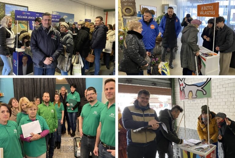 Elkezdték gyűjteni a pártok az ajánlásokat a jelöltjeik számára – galériával
