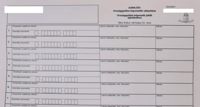 Körkép: hogy áll az ajánlásgyűjtés Kecskeméten és Bács-Kiskunban?