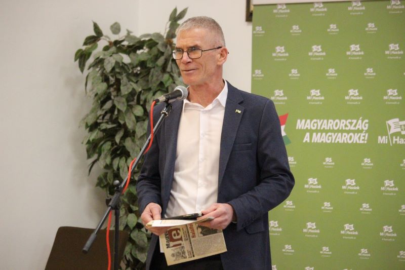 Mi Hazánk-kampány Mezőkövesden – hárompárti parlamentet és gyökeres fordulatot vizionál a pártelnök