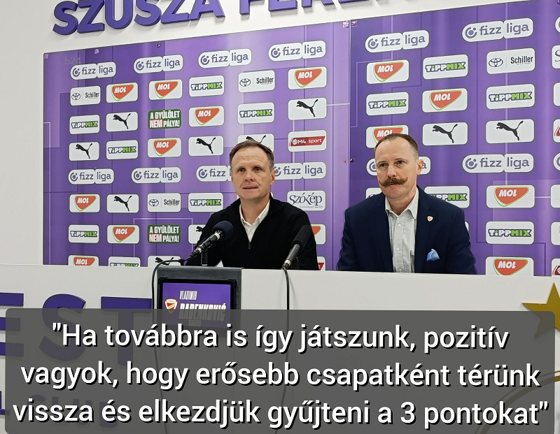 DVTK: “Radenkovic valóban ennyire optimista, vagy csak foggal-körömmel ragaszkodik a kispadhoz?”