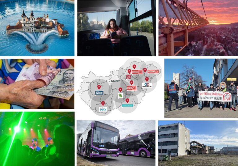 Extrém munkakörülmények a toronydaruk fülkéjében, új buszos applikáció Veszprémben, botrány Egerben