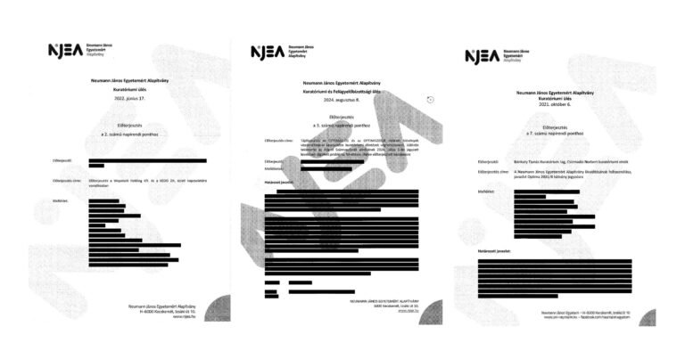 Kaptunk „előterjesztéseket” az egyetemi alapítványtól, de okosabbak nem leszünk tőlük: ezeket is kitakarták