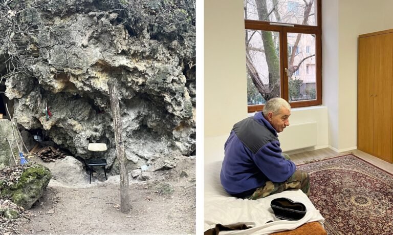 László harminc évig élt egy barlangban, most önkormányzati bérlakásba költözhetett