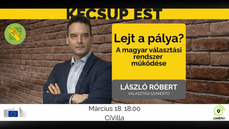 Mennyire lejt a pálya? KecsUP Est László Róbert választási szakértővel március 18-án