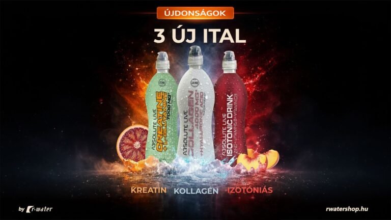 Három új funkcionális italt dobott piacra a magyar sportital gyártó