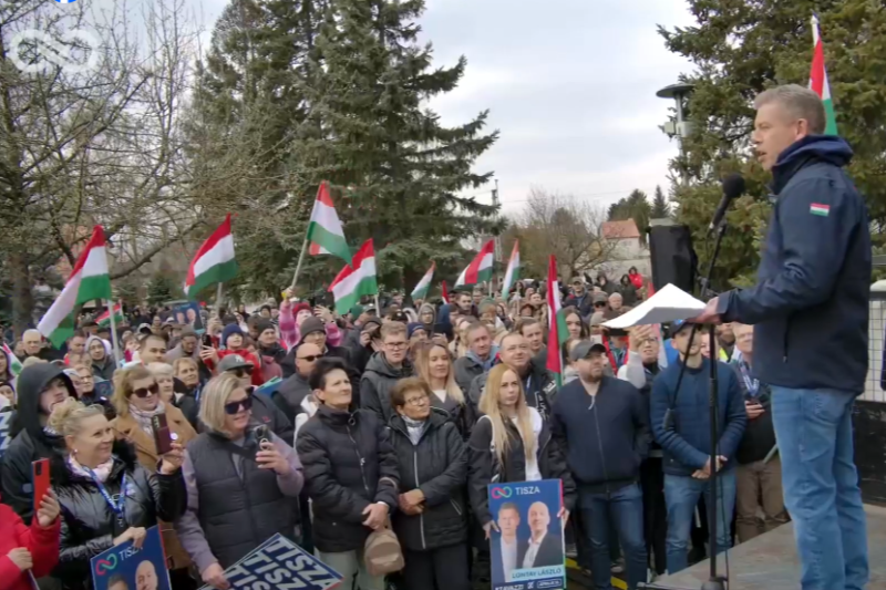 Kazincbarcikán faggattuk a Tisza párt elnökét (videóval)