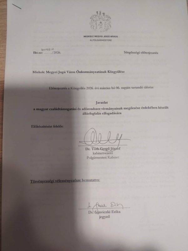 A miskolci városvezetést úgy tűnik hidegen hagyja a bíróság döntése – napirendre tűzték volna a “Tisza adócsomag” elutasítását