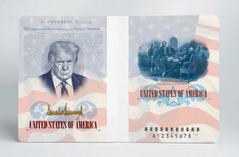 Nyáron érkeznek a Trump arcképével ellátott amerikai útlevelek