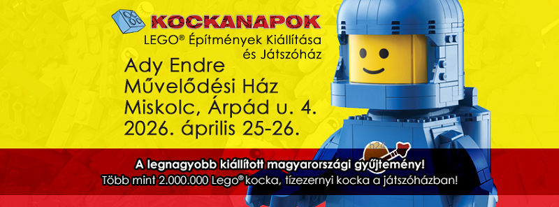 LEGO – Kockanapok Miskolcon, nemcsak kockáknak, az eddigi legnagyobbat ígérik