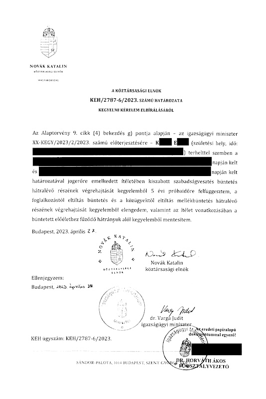 A pápalátogatás miatt sietett a kegyelem – Magyar Péter nyilvánosságra hozta a K. Endre-dossziét