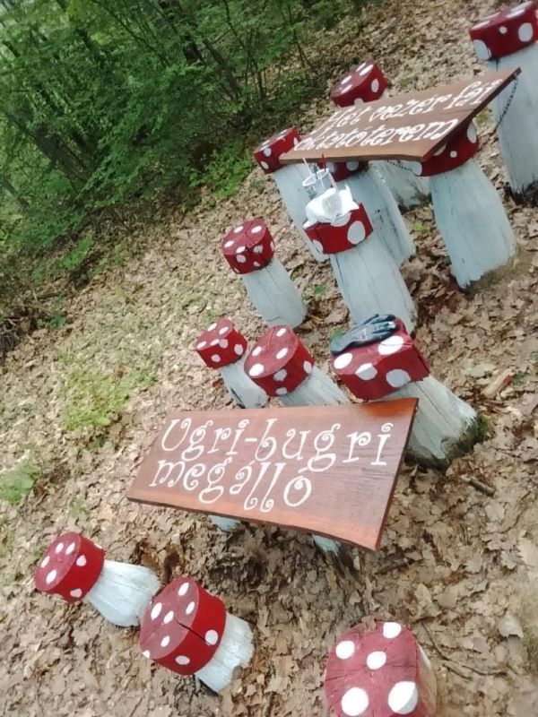 Mesés program a szabadban – összefogásból készült az erdei játszókert Trizs községben