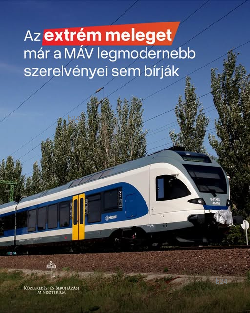 Teljesen kifeküdtek a MÁV motorvonatai a 42 fokos rekordhőségben, több mint harminc szerelvény adta fel a szolgálatot – és nem a legrégebbiek