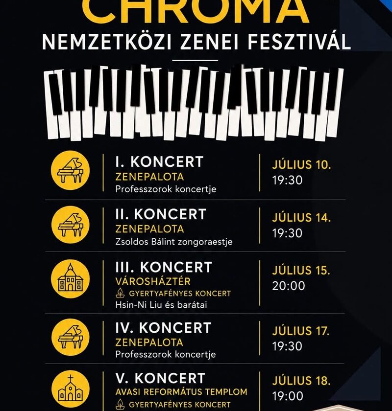 Ingyenes komolyzenei fesztivál várja a közönséget Miskolcon
