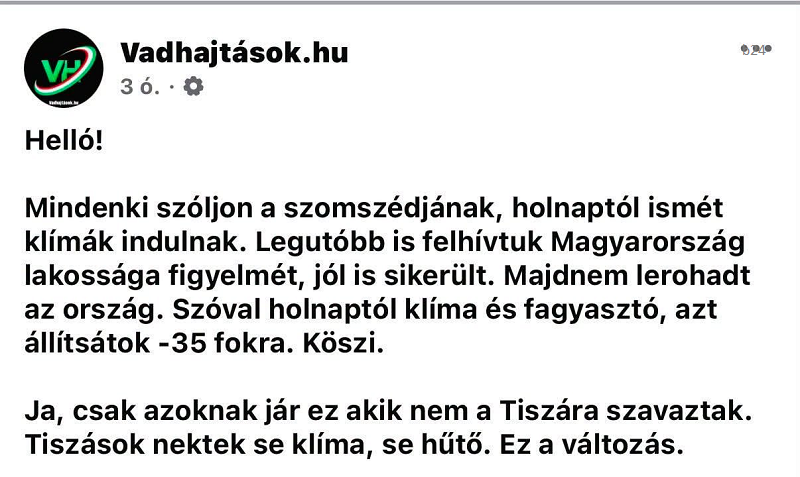 Döbbenetes, de igaz: Orbán kedvenc igeforrása, a szélsőséges portál kimondottan kéri, hogy pazaroljunk, próbáljuk tönkre vágni az áramellátást