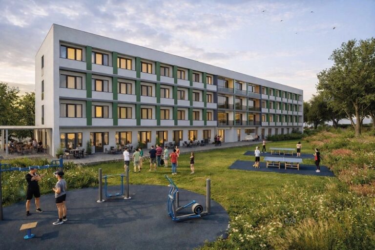 Kiderült, hogyan halad a Miskolci Egyetem melletti apartmanház építkezése