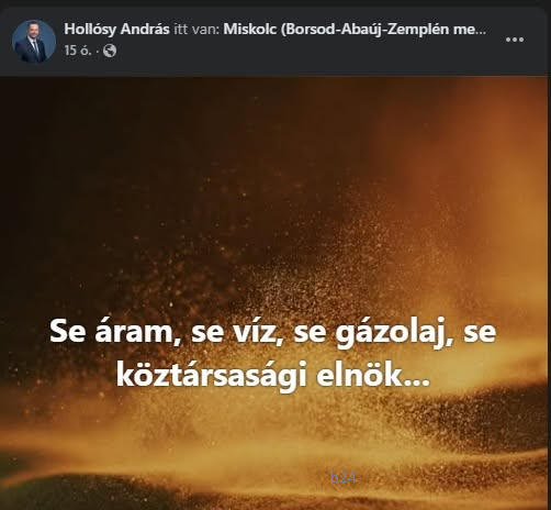 A rekordhőség és az energiaválság közepén Hollósy András mindig szakít időt a hergelésekre