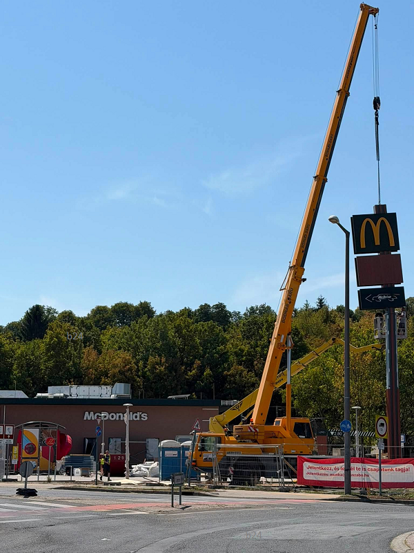 Célegyenesbe értek a munkálatok az új, BAZ megyei McDonald’s építésével kapcsolatban, nemsokára nyitás